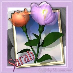 sarah  le nom de ma copine